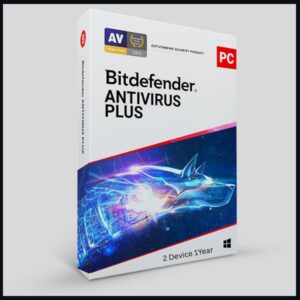 Bitdefender Antivirus Plus – 1 Year, 2 Devices | Award-Winning PC Antivirus & Ransomware Protection