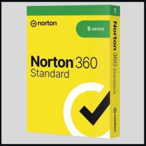 Norton 360 Standard – 1 Year, 5 Devices | Comprehensive Antivirus & Online Privacy Protection